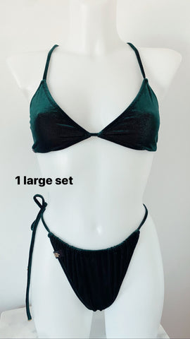 Green Velvet Bikini no 53