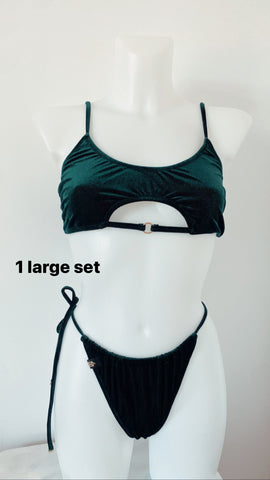 Green Velvet Bikini no 54