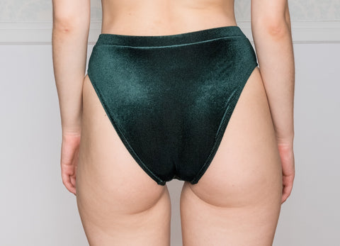 Agavi Green Velvet Bottom Bikini
