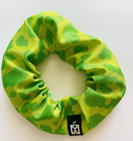 Scrunchies Animal Print Green