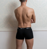 Basic Black Male Trunk Underwear