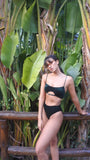 Agavi Green Velvet Bottom Bikini