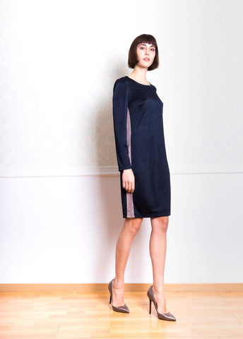 Lethe Dress with Side Stripe