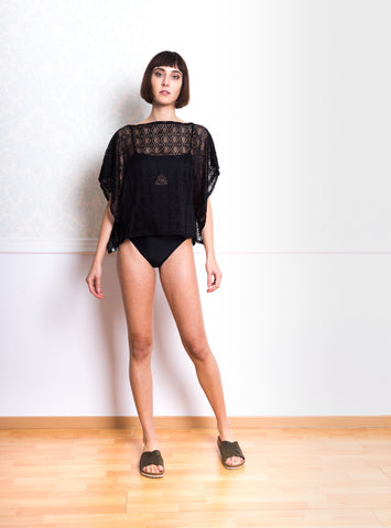 Styga Crochet Top-Kaftan