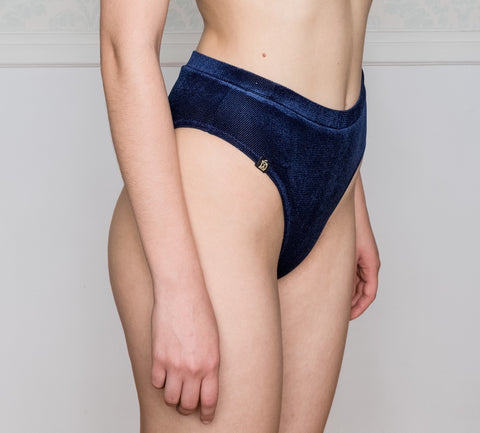 Agavi Blue Velvet Bottom Bikini Limited