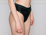 Agavi Green Velvet Bottom Bikini