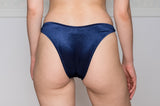 Thaleia Blue Velvet Bottom Bikini Limited