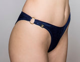 Thaleia Blue Velvet Bottom Bikini Limited