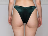 Thaleia Green Velvet Bottom Bikini