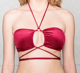 Ferousa Red Velvet Top Bikini Limited