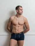 Basic Dark Blue Male Trunk Underwear