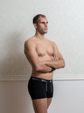 Basic Black Male Trunk Underwear