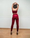 Red Velvet Leggings