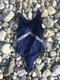 Anthi Blue and Silver Swimsuit