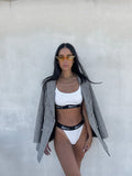 Basic White Classic Bra
