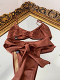 Dalia Chocolate Nude Top Bikini