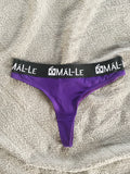 Basic Purple Thong Briefs