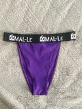 Basic Purple High Waist Brief