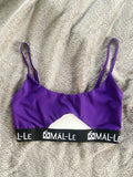 Basic Purple Bra with Cut Out