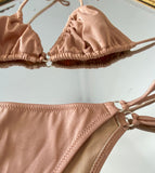 Valia Gold Nude Bikini Bottom