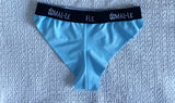 Basic Blue Brazilian Briefs