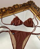 Valia Chocolate Nude Top Bikini