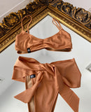 Dalia Bronze Nude Top Bikini
