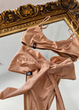 Dalia Gold Nude Top Bikini