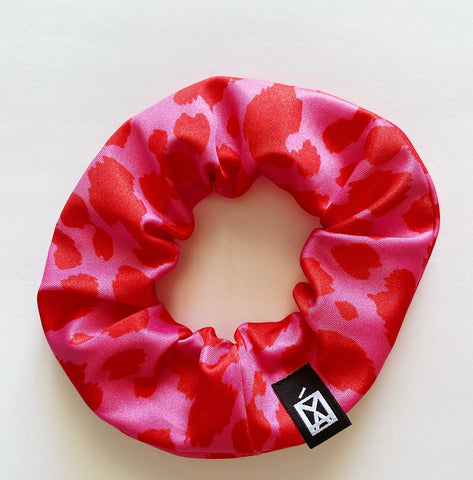 Scrunchies Animal Print Fuchsia